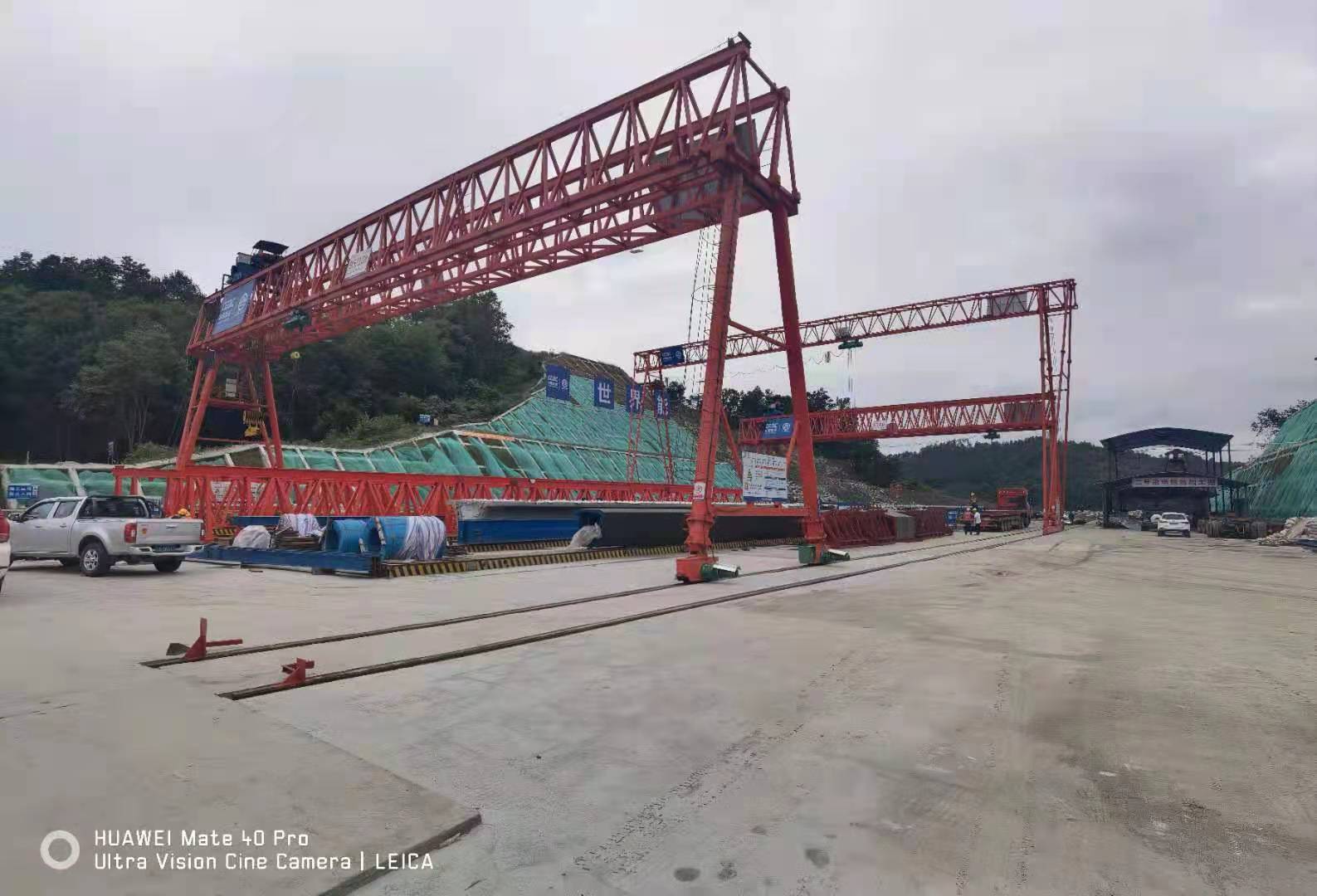 中國(guó)能建陜西項(xiàng)目MG95/10t-33m-10m、MH10t-38m-15m龍門(mén)吊